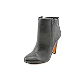 Coach Women's Hanni Leather Bootie (Black, 9.5)