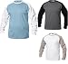 Sports : Baseball T-Shirt mit langen &Auml;rmeln von Clique im Raglan Stil mit kontrastfarbenen &Auml;rmeln in 3 aussergew&ouml;hnlichen Farben und den Gr&ouml;ssen S, M, L, XL und XXL