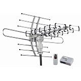 WA980TG Remote Control HDTV Outdoor Antenna UHF VHF 22 38 dB 360 Degree Rotation with Motor Rotor Electronics hdtv antenna