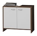 FMD 901-007 Waschbeckenunterschrank Madrid 7 B/H/T ca. 64 x 56,5 x 33 cm zwetschge/wei&szlig;