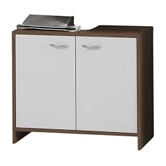 SB-Design 901-007 Waschbeckenunterschrank Madrid 7 B/H/T ca. 64 x 56,5 x 33 cm zwetschge/wei�