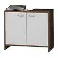 FMD 901-007 Waschbeckenunterschrank Madrid 7 B/H/T ca. 64 x 56,5 x 33 cm zwetschge/wei�