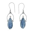 Sterling Silver and Kyanite Dangle Earrings by Sajen
