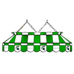 NCAA Michigan State Spartans 40 Tiffany Style Pool Table Lamp