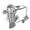 Wenko 17798100 Haartrocknerhalter Bovino Power-Loc - Befestigen ohne Bohren, Easy Hang On, Edelstahl gl�nzend, rostfrei, 13 x 8.5 x 11.5 cm