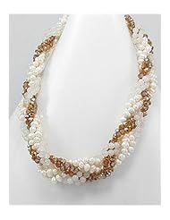 Light Colorado Topaz Moonstone Necklace In 92.5 Sterling Silver