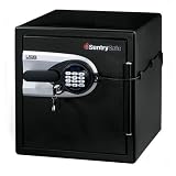 41Yb9qUFWeL. SL160  SentrySafe QE4531 Fire Safe Water Resistant Safe with USB Powered Connectivity, 1.2 Cubic Feet, Black