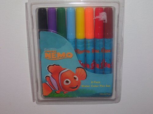 Childrens Toyshop  Toys : Disney Finding Nemo 8 Pack Water Color Pen Set