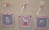 Hello Kitty 3-pc Wall Decor