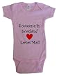 SOMEONE IN SCOTLAND LOVES ME - SCOTTISH BABY - Country Series - White, Blue or Pink Onesie / Baby T-shirt