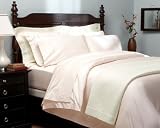 Pinzon 400-Thread-Count 100% Egyptian Cotton Hemstitch Queen Sheet Set, Blush