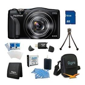Fujifilm FinePix F750EXR 16MP EXR CMOS Digital Camera 16 GB Bundle (Black)