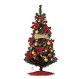 クリスマスツリーセット(90cm)レッド