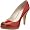 Red Patent Crocodile