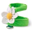 Daisy Soft Harness -Green Velvet w/ White Flower Teacup