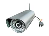 WIFI High Definition, H264 Outdoor Camera Wireless IP Camera, 120FT Night Vision, Audio, Apple Mac and Windows compatible, with 4GB Internal SD Storage