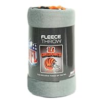 Cincinnati Bengals Super Soft Fleece Blanket (Dimensions 50 x 60)
