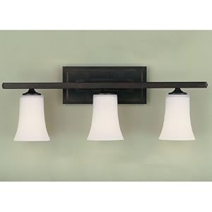 Murray Feiss VS8703-ORB Three-Light Boulevard Collection Vanity Strip, Oil Rubbed Bronze... by 
