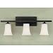 Bathroom Light Fixtures Modern
Murray Feiss VS8703-ORB Three-Light Boulevard Collection Vanity Strip, Oil Rubbed Bronze with Opal White Etched Glass Shades