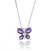 $27.95 Sterling Silver Amethyst Butterfly Pendant