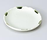 花えくぼ4.5丸皿　5個組 【美濃焼　和皿】