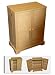 MAGELLAN - CD / DVD / Video Media Storage Cupboard - BEECH