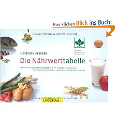 Die N�hrwerttabelle