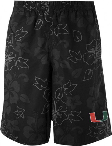 Miami Hurricanes Hawaiian Swim Trunks