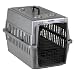 Medium Travel-Aire Plastic Dog Kennel Color: Gray