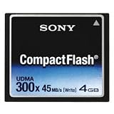 ソニー UDMA対応 コンパクトフラッシュ 300倍速モデル 4GB NCFD4G