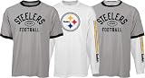 Reebok - Pittsburgh Steelers 3-In-1 MVP Long Sleeve/Short Sleeve Combo Pack