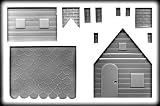 3d Gingerbread House Hard Candy Mold 1 Count