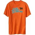T-Shirt Orange " Bulldog I´M Not Big Bones I´M Just Fat ! " Dog