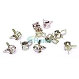 6 ミリメートル 20 ピース春バンド型耐久性燃料ホース クリップ シリコーン パイプクランプ #60423