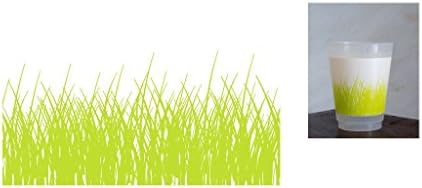 Paper Placemats &amp; Plastic Cups 50 Table Mats &amp; 12 Tumblers Green Grass Design