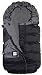 7A.M. ENFANT "Blanket 212 Evolution" Extendable Bunting Adaptable for Strollers - Black/Gray