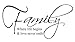 FashionBoutique FAMILY,where life begins & love never ends - Classic HOME Decal Quote,prettify your life! (BLACK, 1) Black, 11.8inches