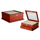 Wooden Watch Box (Cherry) (12.5W x 12H x 5.5D)
