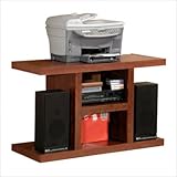 Charles Harris Dark Cherry Pedestal 42" TV / Equipment Stand