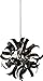 Artcraft Lighting AC606BK Belair 3 Pendant, Metallic Black