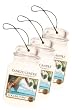 Yankee Candle Car Jar Hanging Air Freshener Coconut Bay Scent (Pack of 3)