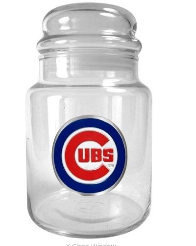 MLB Chicago Cubs 31-Ounce Glass Candy Jar - Primary Logo