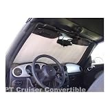 Sunshade for Chrysler PT Cruiser CONVERTIBLE 2004 2005 2006 2007 2008 2009 2010 2011 HEATSHIELD Windshield Custom-fit Sunshade