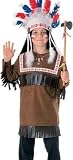 Children Costume Boys Chief Warrior Brave Native American Indian Old West Birthday Party Outfit