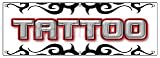 72 TATTOO BANNER SIGN shop artist signs gun neon