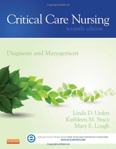 By Linda D. Urden DNSc RN CNS Critical Care Nursing: Diagnosis and Management, 7e (Thelans Critical Care Nursing Diagnosis) (7th Edition)