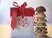 Gourmet Food : Frostines Edibles Red Gift Box of 12 Mixed Flavor Cookies