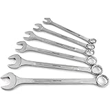 TEKTON 1960 Jumbo Combination Wrench Set, SAE, 6-Piece