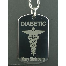 Medical Alert Logo Dog Tag Pendant Necklace