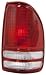 OE Replacement Dodge Dakota Passenger Side Taillight Lens/Housing (Partslink Number CH2801126)